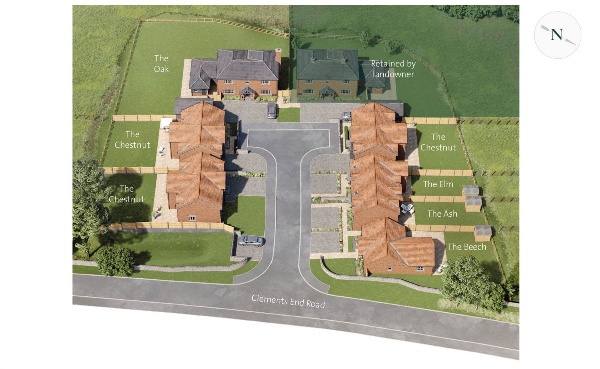 New houses for sale in Studham, Bedfordshire Clements End Farm Troy Homes