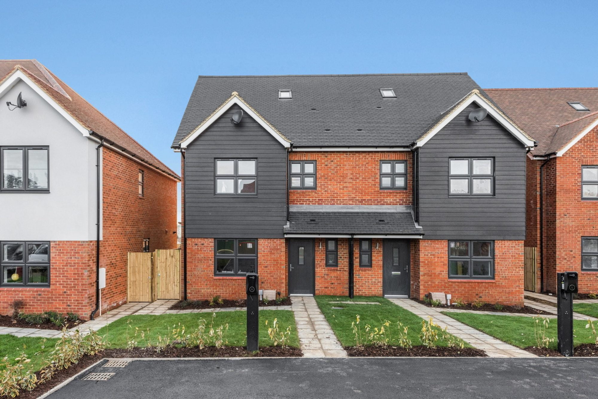 Troy Homes, Meadow View, Plot 3 and 4, front property development