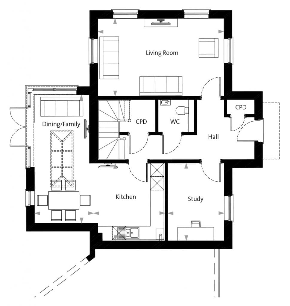 Bicknacre-plot-18-ground new builds for sale near me