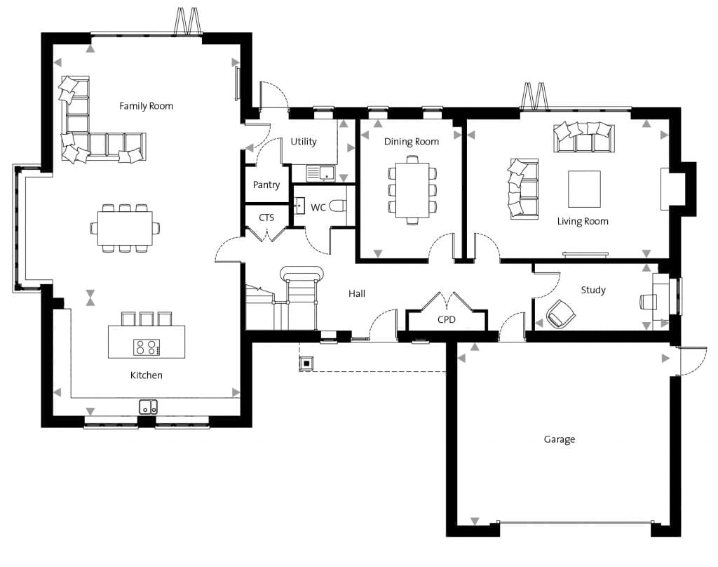 Troy Homes, Aylesbury, Plot 5, ground floor new home in hadley wood