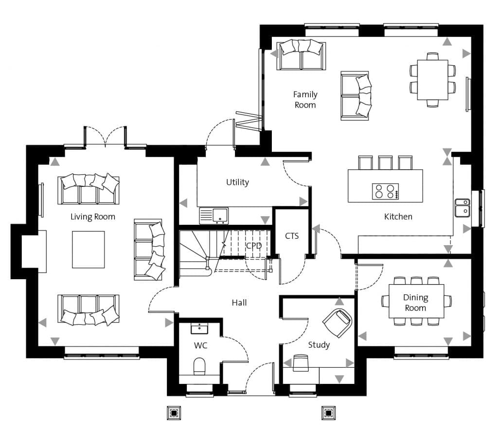 Troy Homes, Godshill, Plots 4-8, ground floor new apartments for sale in finchley