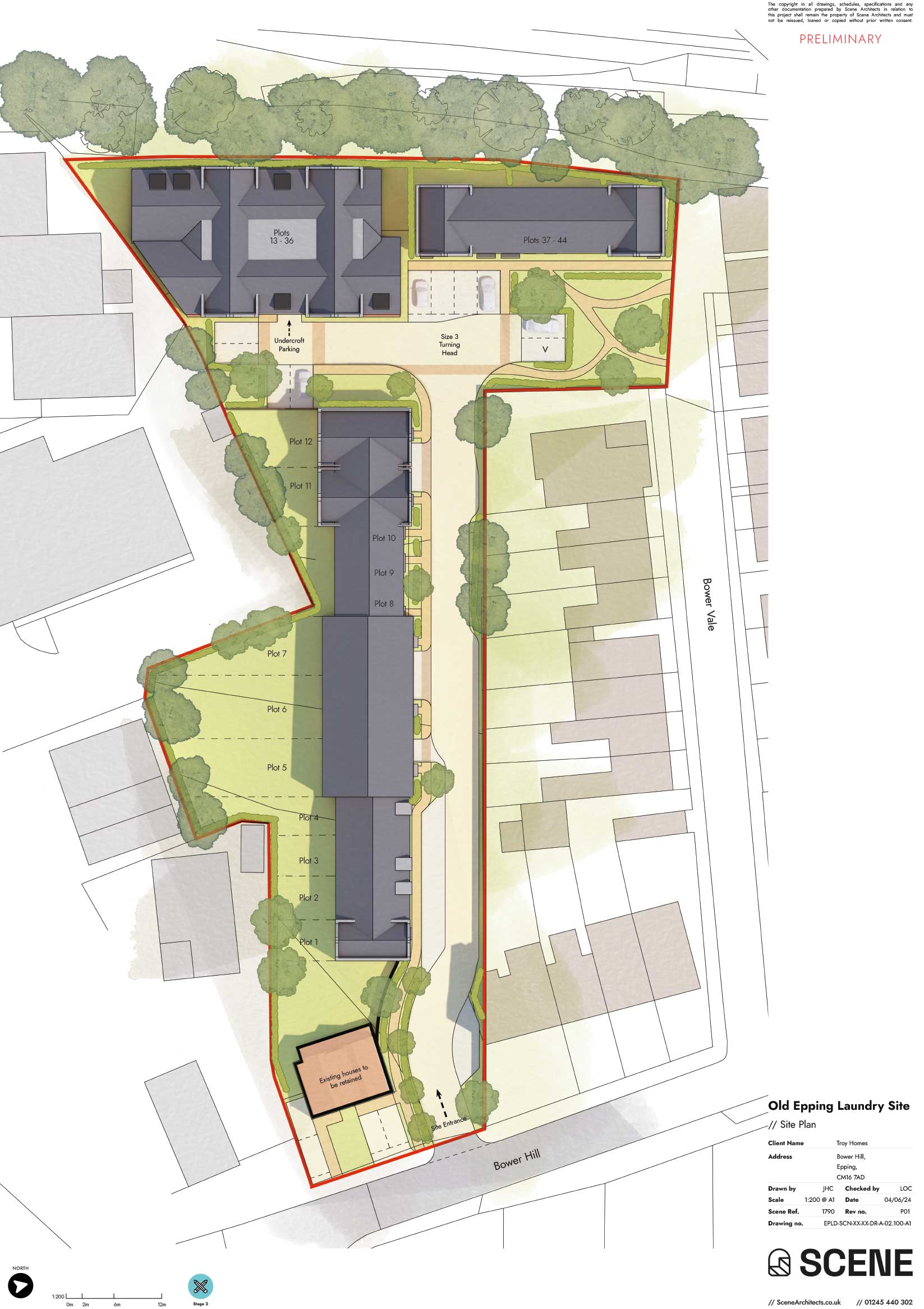 Epping Site plan