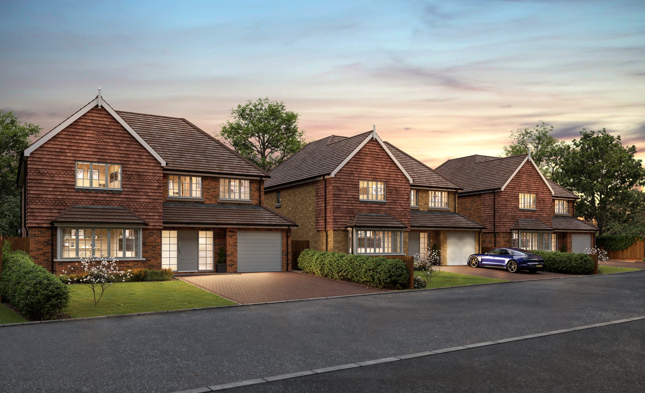 Dusk Street Scene NEW